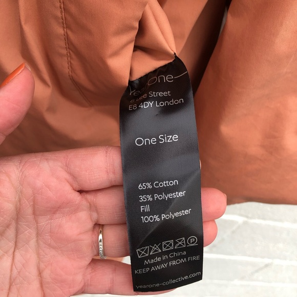 Yearone Collective Oversized Maxi Puffer Coat Jacket in Caramel Onesize - Picture 7 of 11